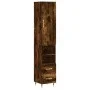 Smoked oak plywood sideboard 34.5x34x180 cm by vidaXL, Sideboards - Ref: Foro24-3198902, Price: 101,07 €, Discount: %
