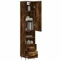 Smoked oak plywood sideboard 34.5x34x180 cm by vidaXL, Sideboards - Ref: Foro24-3198902, Price: 101,07 €, Discount: %
