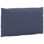 Cojines para muebles de palets 2 unidades tela azul marino