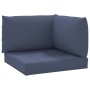 Cojines para muebles de palets 3 uds tela Oxford azul marino