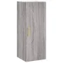 Aparador alto madera contrachapada gris Sonoma 34,5x34x180 cm de vidaXL, Aparadores - Ref: Foro24-3198911, Precio: 105,06 €, ...