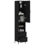 Black plywood sideboard 34.5x34x180 cm by vidaXL, Sideboards - Ref: Foro24-3198914, Price: 111,17 €, Discount: %