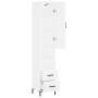 Hohes weißes Sperrholz-Sideboard 34,5 x 34 x 180 cm von vidaXL, Sideboards - Ref: Foro24-3198913, Preis: 113,03 €, Rabatt: %