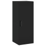 Aparador de madera contrachapada negro 34,5x34x180 cm de vidaXL, Aparadores - Ref: Foro24-3198914, Precio: 113,05 €, Descuent...