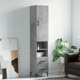 Concrete gray plywood sideboard 34.5x34x180 cm by vidaXL, Sideboards - Ref: Foro24-3198917, Price: 103,48 €, Discount: %