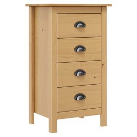 Mesita de noche Hill madera maciza de pino 46x35x49,5 cm