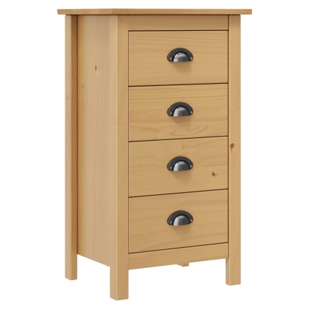 Mesita de noche Hill madera maciza de pino 46x35x49,5 cm