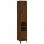 Hohes Sideboard aus braunem Eichensperrholz, 34,5 x 34 x 180 cm von vidaXL, Sideboards - Ref: Foro24-3198920, Preis: 106,33 €...
