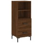 Hohes Sideboard aus braunem Eichensperrholz, 34,5 x 34 x 180 cm von vidaXL, Sideboards - Ref: Foro24-3198920, Preis: 107,74 €...