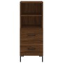 Hohes Sideboard aus braunem Eichensperrholz, 34,5 x 34 x 180 cm von vidaXL, Sideboards - Ref: Foro24-3198920, Preis: 107,74 €...