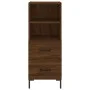 Hohes Sideboard aus braunem Eichensperrholz, 34,5 x 34 x 180 cm von vidaXL, Sideboards - Ref: Foro24-3198920, Preis: 106,33 €...
