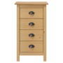 Mesita de noche Hill madera maciza de pino 46x35x49,5 cm
