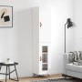 Hohes weißes Sperrholz-Sideboard 34,5 x 34 x 180 cm von vidaXL, Sideboards - Ref: Foro24-3199017, Preis: 98,88 €, Rabatt: %