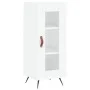 Aparador alto madera contrachapada blanco brillo 34,5x34x180 cm de vidaXL, Aparadores - Ref: Foro24-3199019, Precio: 103,04 €...