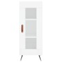 Hochglänzendes Sideboard aus weißem Sperrholz, 34,5 x 34 x 180 cm von vidaXL, Sideboards - Ref: Foro24-3199019, Preis: 104,68...