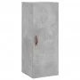 Aparador de madera contrachapada gris hormigón 34,5x34x180 cm von vidaXL, Sideboards - Ref: Foro24-3199021, Preis: 96,56 €, R...