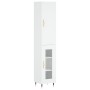Tall white plywood sideboard 34.5x34x180 cm by vidaXL, Sideboards - Ref: Foro24-3199025, Price: 97,84 €, Discount: %