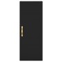 Aparador de madera contrachapada negro 34,5x34x180 cm de vidaXL, Aparadores - Ref: Foro24-3199026, Precio: 97,91 €, Descuento: %