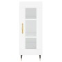 Aparador alto madera contrachapada blanco brillo 34,5x34x180 cm de vidaXL, Aparadores - Ref: Foro24-3199027, Precio: 104,58 €...