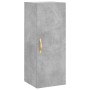 Betongraues Sperrholz-Sideboard 34,5 x 34 x 180 cm von vidaXL, Sideboards - Ref: Foro24-3199029, Preis: 95,54 €, Rabatt: %