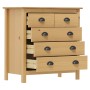 Mesita de noche Hill madera maciza de pino 79x40x80 cm