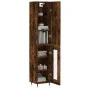 Sideboard aus geräuchertem Eichensperrholz 34,5x34x180 cm von vidaXL, Sideboards - Ref: Foro24-3199030, Preis: 94,26 €, Rabat...