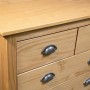 Mesita de noche Hill madera maciza de pino 79x40x80 cm
