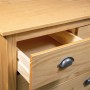 Mesita de noche Hill madera maciza de pino 79x40x80 cm