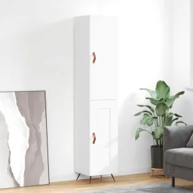 Aparador alto madera contrachapada blanco 34,5x34x180 cm de vidaXL, Aparadores - Ref: Foro24-3199081, Precio: 97,15 €, Descue...