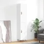 Hohes weißes Sperrholz-Sideboard 34,5 x 34 x 180 cm von vidaXL, Sideboards - Ref: Foro24-3199081, Preis: 97,15 €, Rabatt: %