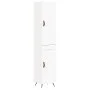 Hohes weißes Sperrholz-Sideboard 34,5 x 34 x 180 cm von vidaXL, Sideboards - Ref: Foro24-3199081, Preis: 97,15 €, Rabatt: %