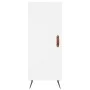 Hohes weißes Sperrholz-Sideboard 34,5 x 34 x 180 cm von vidaXL, Sideboards - Ref: Foro24-3199081, Preis: 97,15 €, Rabatt: %