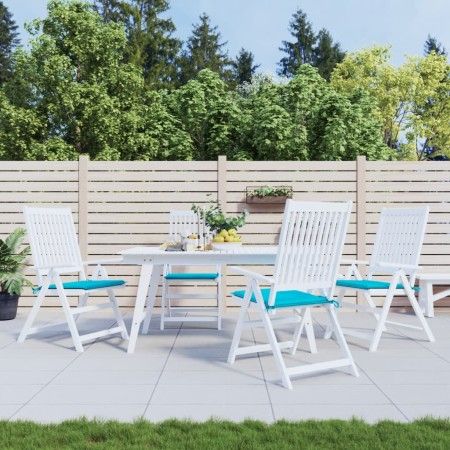 Cojines para silla de jardín 4 uds tela turquesa 50x50x3 cm von vidaXL, Kissen für Stühle und Sofas - Ref: Foro24-361096, Pre...