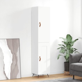 Hochglänzendes Sideboard aus weißem Sperrholz, 34,5 x 34 x 180 cm von vidaXL, Sideboards - Ref: Foro24-3199083, Preis: 103,85...