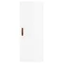 Aparador alto madera contrachapada blanco brillo 34,5x34x180 cm de vidaXL, Aparadores - Ref: Foro24-3199083, Precio: 102,25 €...