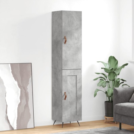 Sideboard aus grauem Betonsperrholz 34,5x34x180 cm von vidaXL, Sideboards - Ref: Foro24-3199085, Preis: 96,73 €, Rabatt: %
