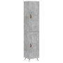 Sideboard aus grauem Betonsperrholz 34,5x34x180 cm von vidaXL, Sideboards - Ref: Foro24-3199085, Preis: 96,73 €, Rabatt: %