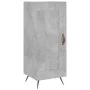 Aparador de madera contrachapada gris hormigón 34,5x34x180 cm de vidaXL, Aparadores - Ref: Foro24-3199085, Precio: 95,54 €, D...