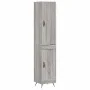 Hohes Sideboard Sperrholz Sonoma grau 34,5x34x180 cm von vidaXL, Sideboards - Ref: Foro24-3199087, Preis: 99,51 €, Rabatt: %