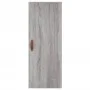 Aparador alto madera contrachapada gris Sonoma 34,5x34x180 cm de vidaXL, Aparadores - Ref: Foro24-3199087, Precio: 99,50 €, D...