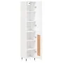 Aparador alto madera contrachapada blanco 34,5x34x180 cm de vidaXL, Aparadores - Ref: Foro24-3199089, Precio: 96,97 €, Descue...