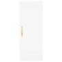 Aparador alto madera contrachapada blanco 34,5x34x180 cm de vidaXL, Aparadores - Ref: Foro24-3199089, Precio: 97,80 €, Descue...