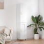 Aparador alto madera contrachapada blanco brillo 34,5x34x180 cm de vidaXL, Aparadores - Ref: Foro24-3199091, Precio: 104,97 €...