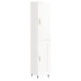 Aparador alto madera contrachapada blanco brillo 34,5x34x180 cm de vidaXL, Aparadores - Ref: Foro24-3199091, Precio: 103,78 €...