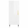 Hohes Sideboard Sperrholz glänzend weiß 34,5x34x180 cm von vidaXL, Sideboards - Ref: Foro24-3199091, Preis: 105,05 €, Rabatt: %