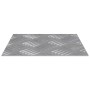Placas en Cuadrícula 4 pcs Plateado 20 x 20 cm Aluminio