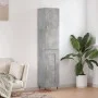 Aparador de madera contrachapada gris hormigón 34,5x34x180 cm de vidaXL, Aparadores - Ref: Foro24-3199093, Precio: 94,80 €, D...