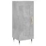 Aparador de madera contrachapada gris hormigón 34,5x34x180 cm de vidaXL, Aparadores - Ref: Foro24-3199093, Precio: 94,80 €, D...