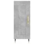 Aparador de madera contrachapada gris hormigón 34,5x34x180 cm de vidaXL, Aparadores - Ref: Foro24-3199093, Precio: 94,80 €, D...