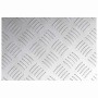 Placas en Cuadrícula 2 pcs Plateado 30 x 20 cm Aluminio